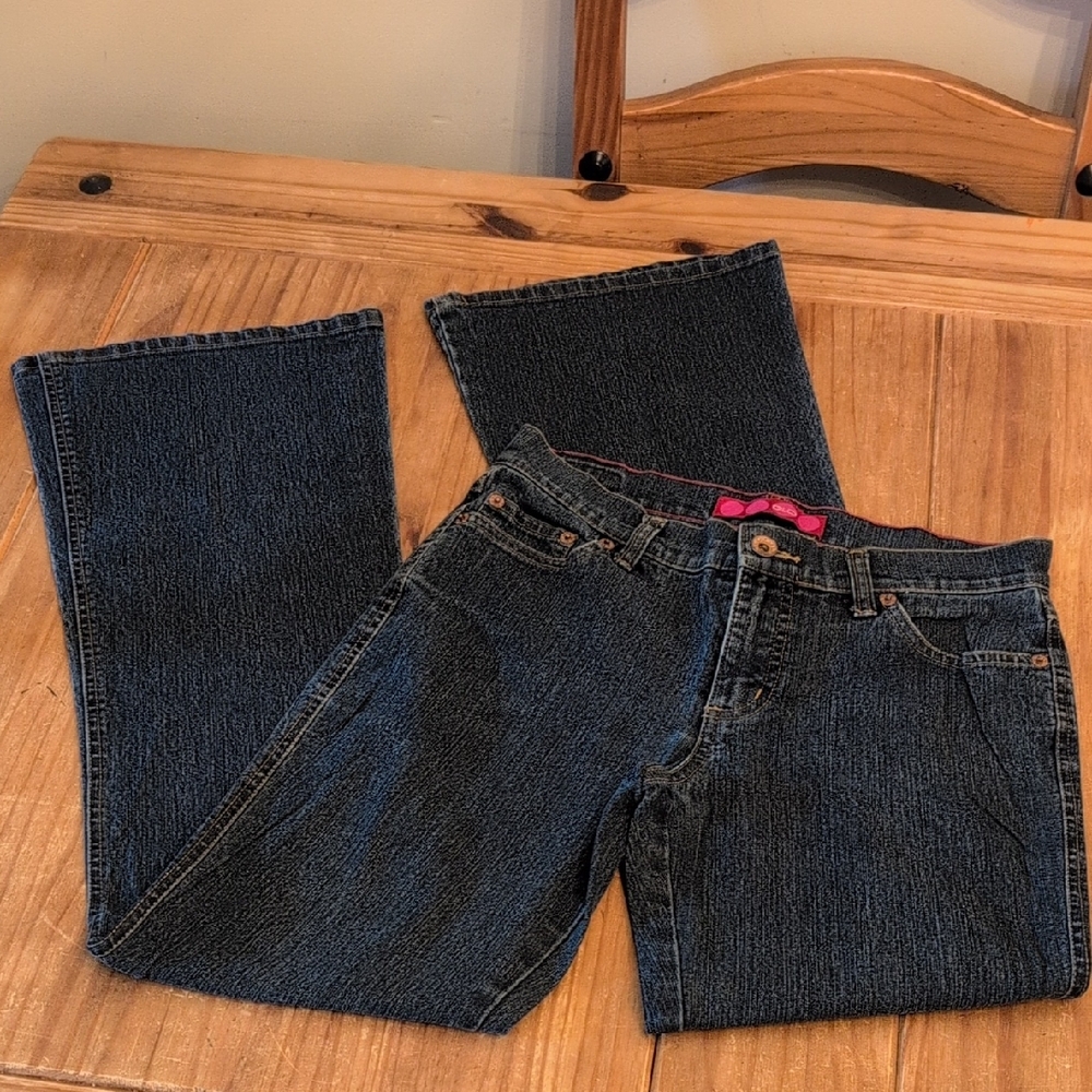 Glo Blue Flare Leg Jeans, Measurements For Size